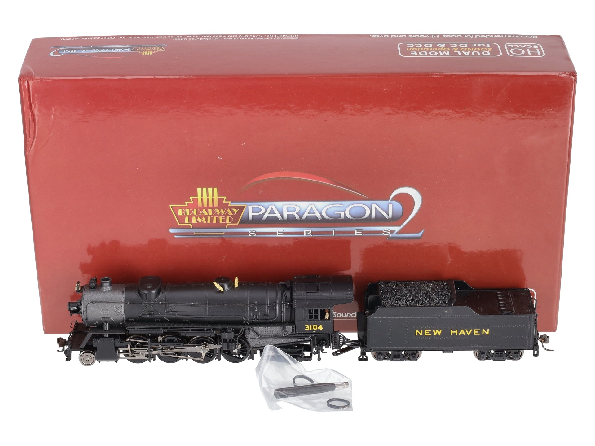 Broadway Limited 2156 HO New Haven USRA Heavy 2-8-2 Mikado Paragon2 #3104