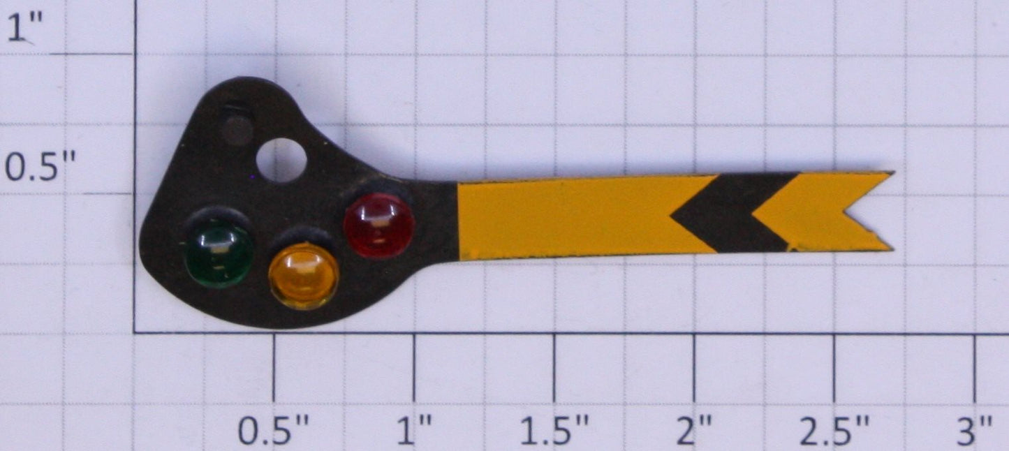 American Flyer XA10941 S Gauge Complete Semaphore Arm with Lenses