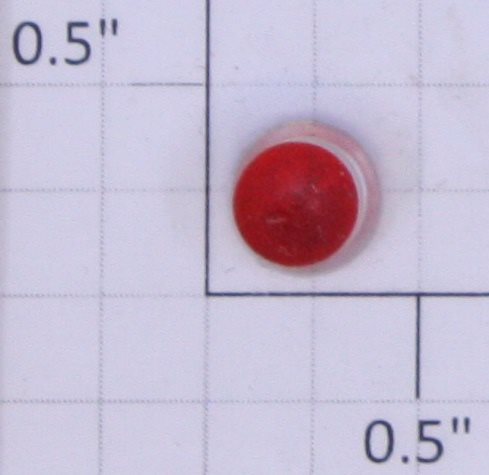 American Flyer LE0324 596 Water Tank Lens with Red Tint