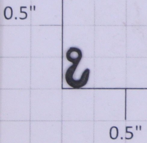 American Flyer 644-944 Small Diecast Blackened Crane Hook