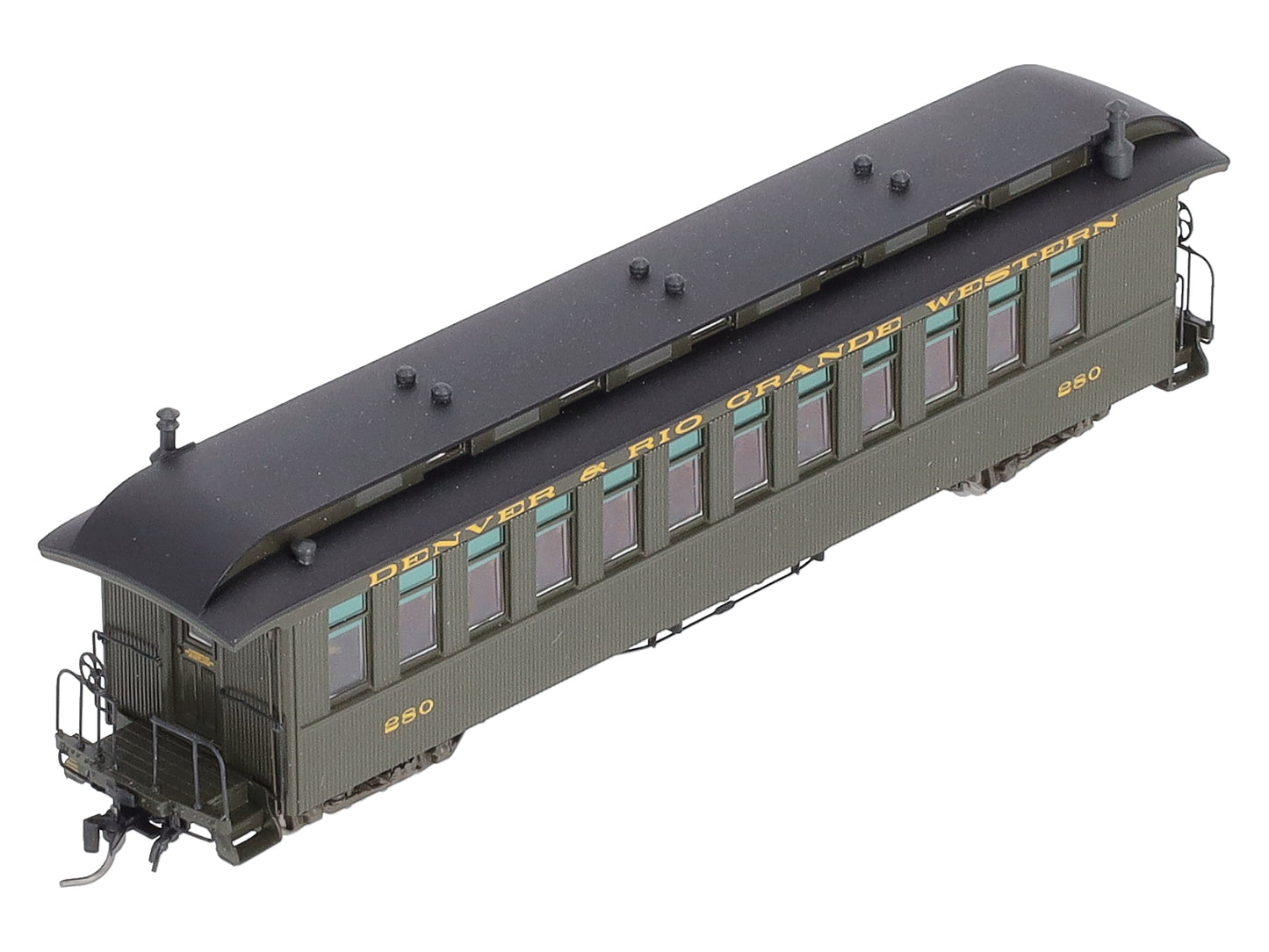 Blackstone Models B350100 HOn3 D&RGW Open Platform Coach Passenger Car #280