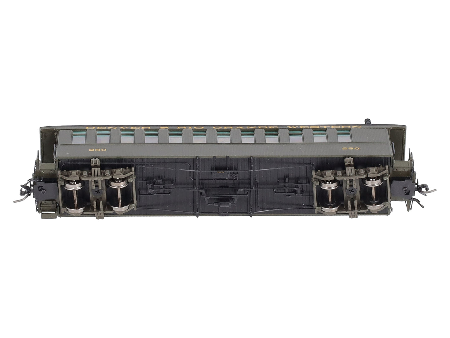 Blackstone Models B350100 HOn3 D&RGW Open Platform Coach Passenger Car #280