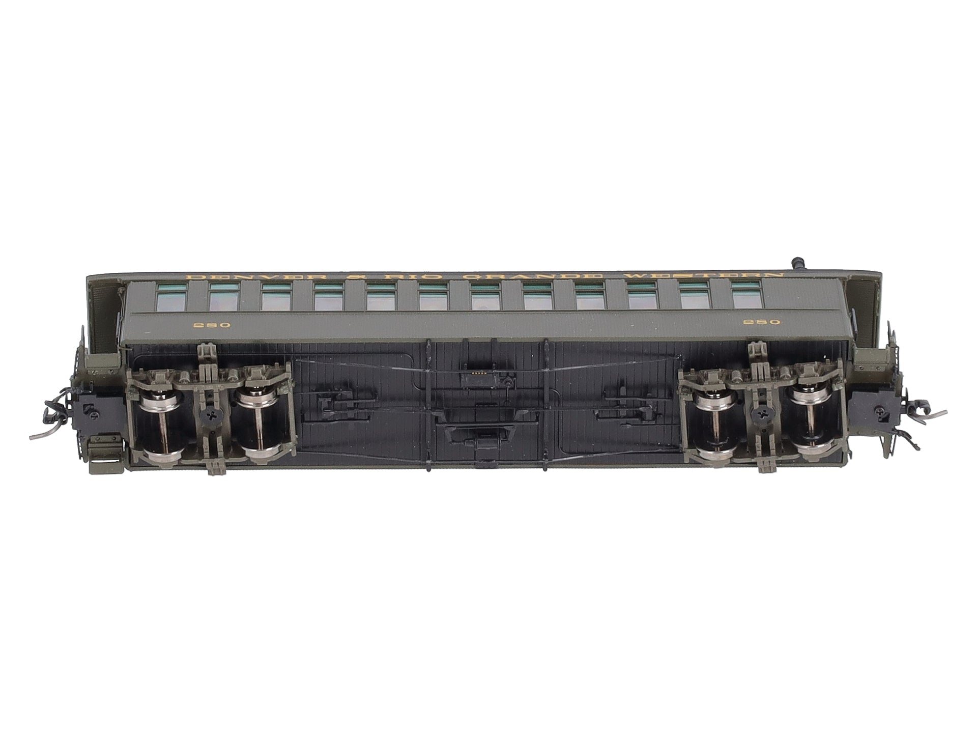 Blackstone Models B350100 HOn3 D&RGW Open Platform Coach Passenger Car #280