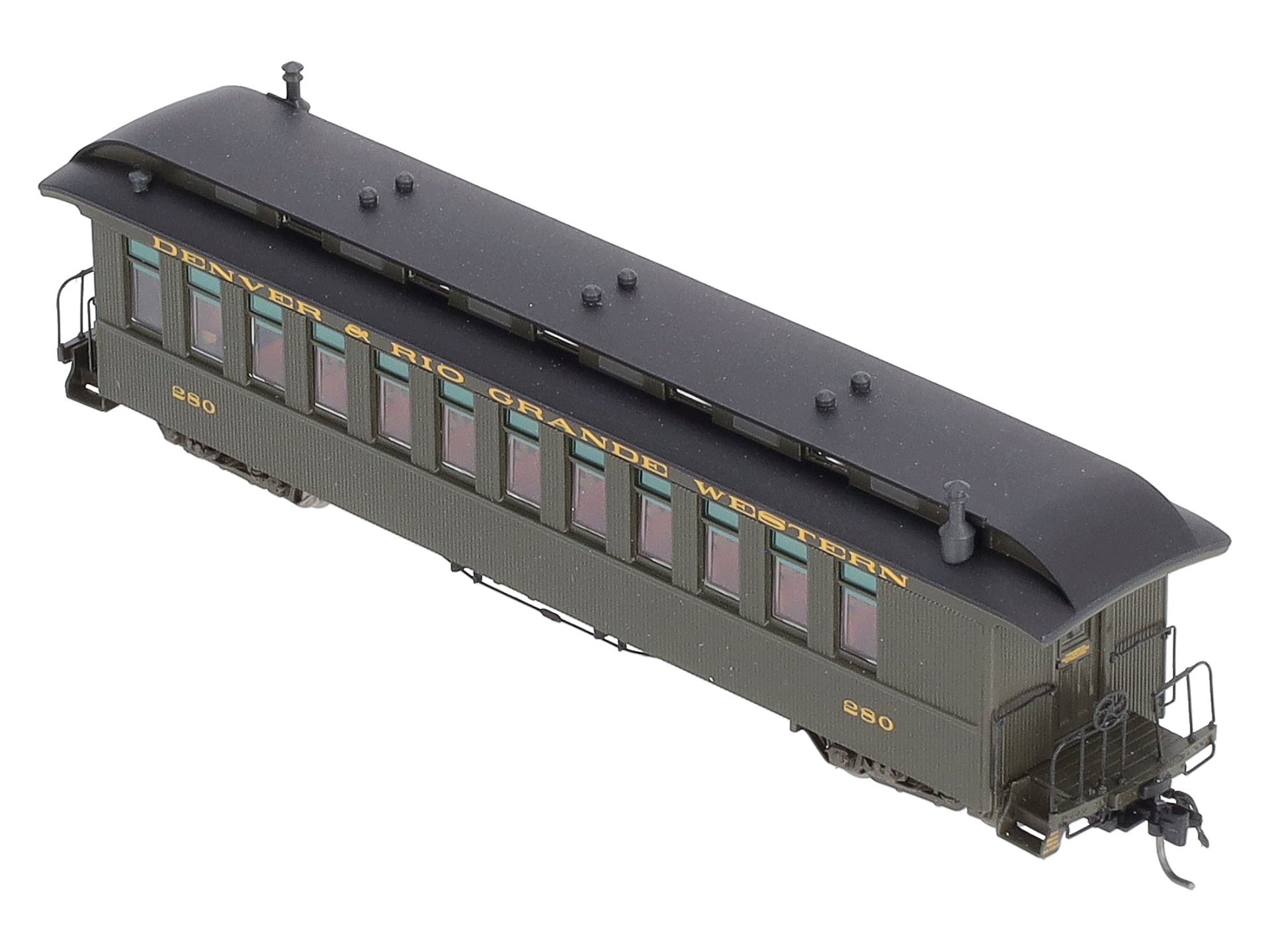 Blackstone Models B350100 HOn3 D&RGW Open Platform Coach Passenger Car #280