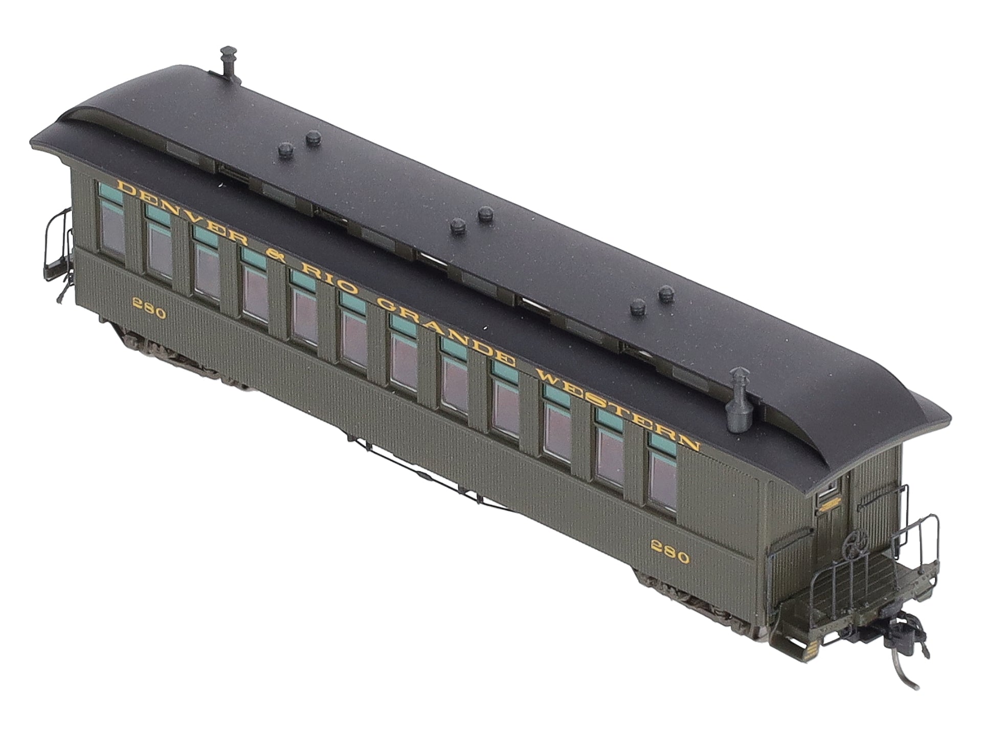 Blackstone Models B350100 HOn3 D&RGW Open Platform Coach Passenger Car #280