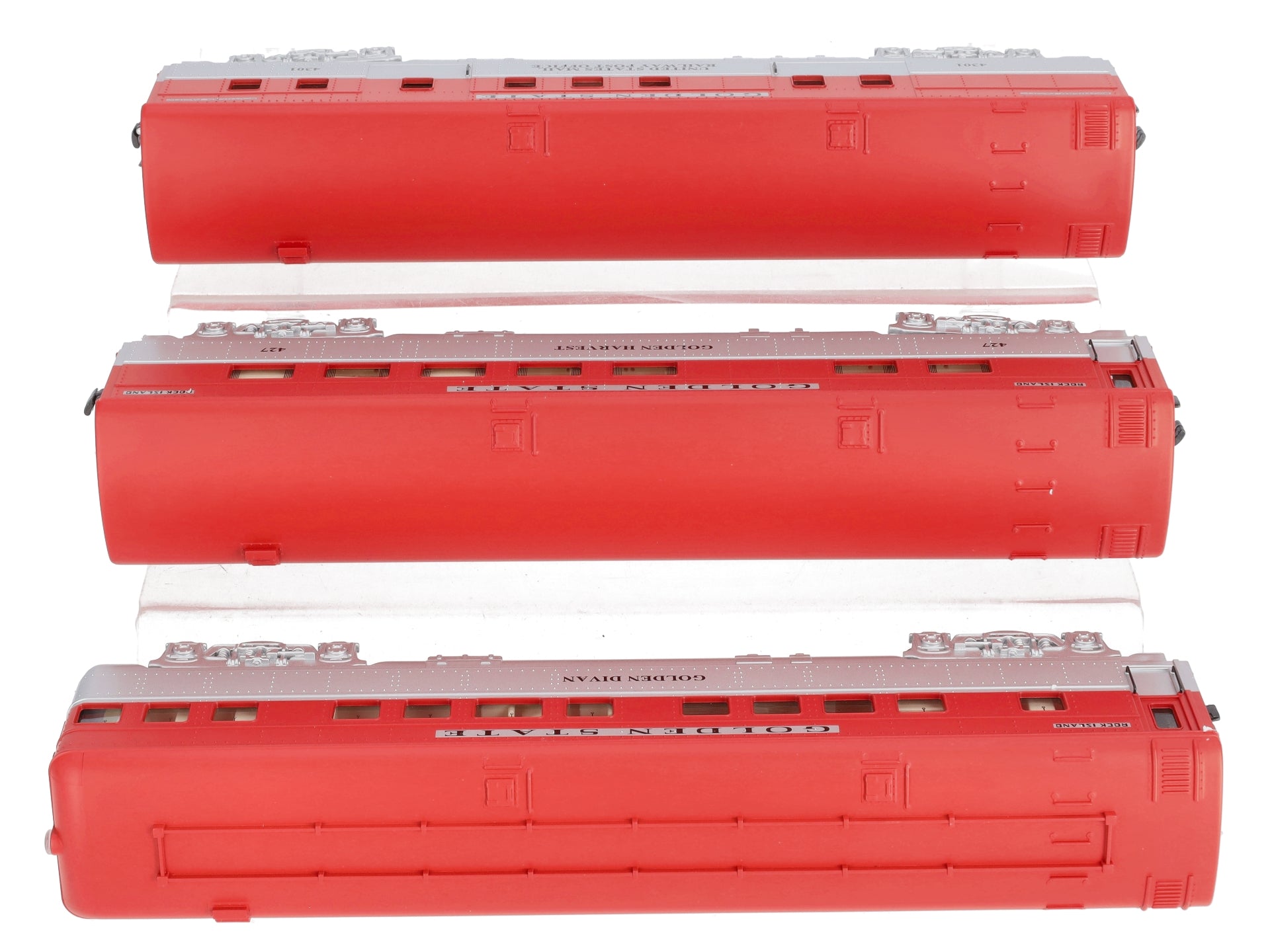 K-Line K4532E O Golden State Streamliner Passenger Cars (Set of 3) NIB