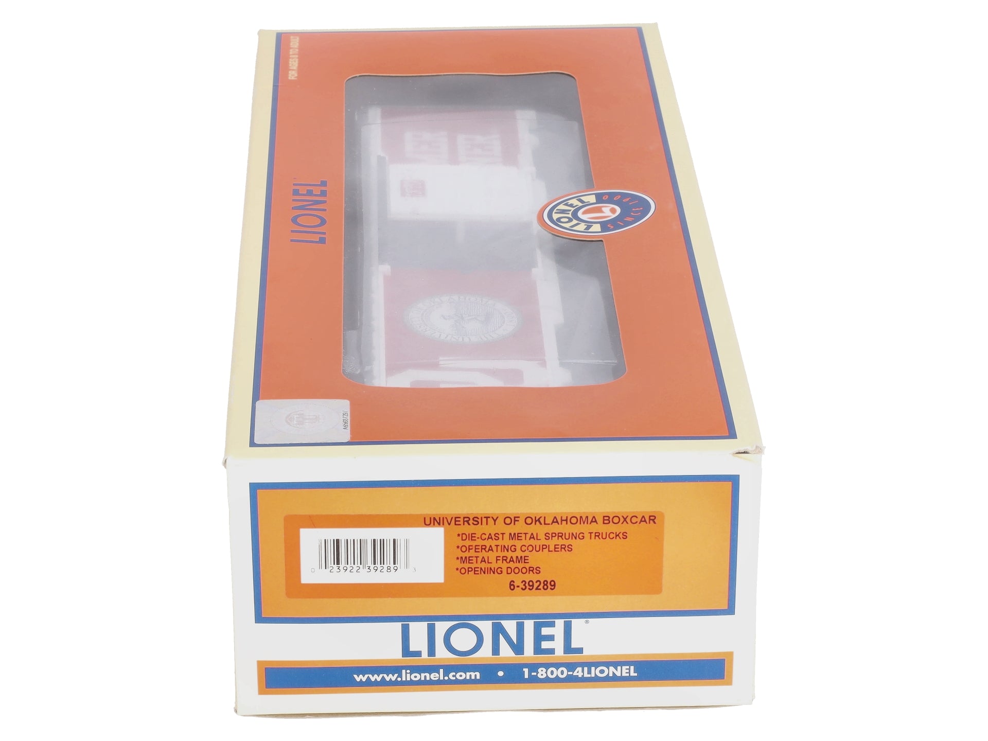 Lionel 6-39289 O University of Oklahoma Boxcar #1890