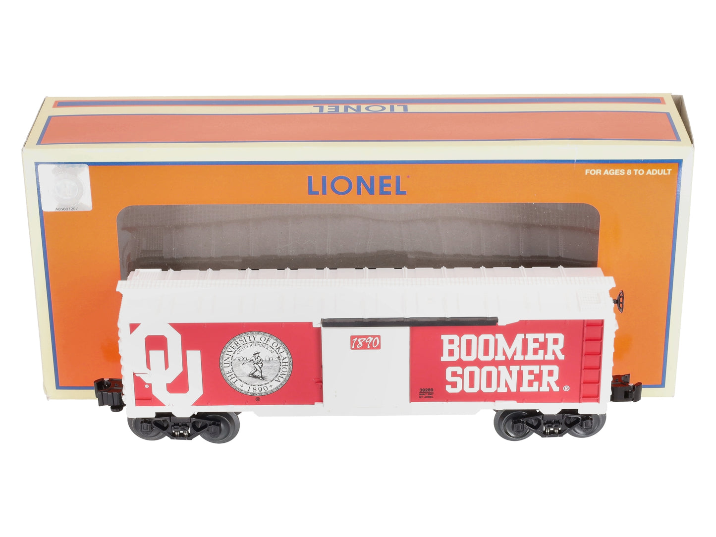 Lionel 6-39289 O University of Oklahoma Boxcar #1890