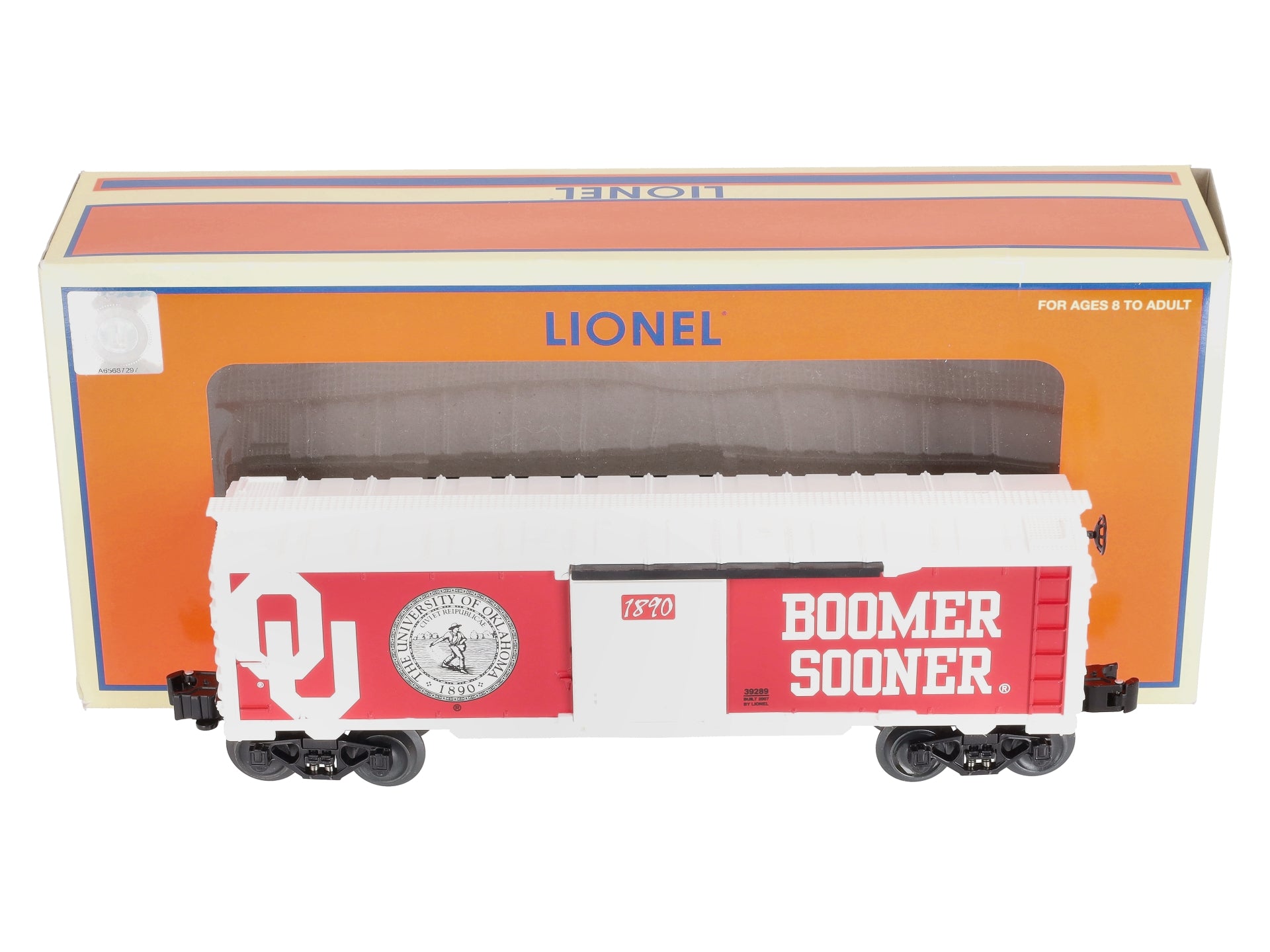 Lionel 6-39289 O University of Oklahoma Boxcar #1890