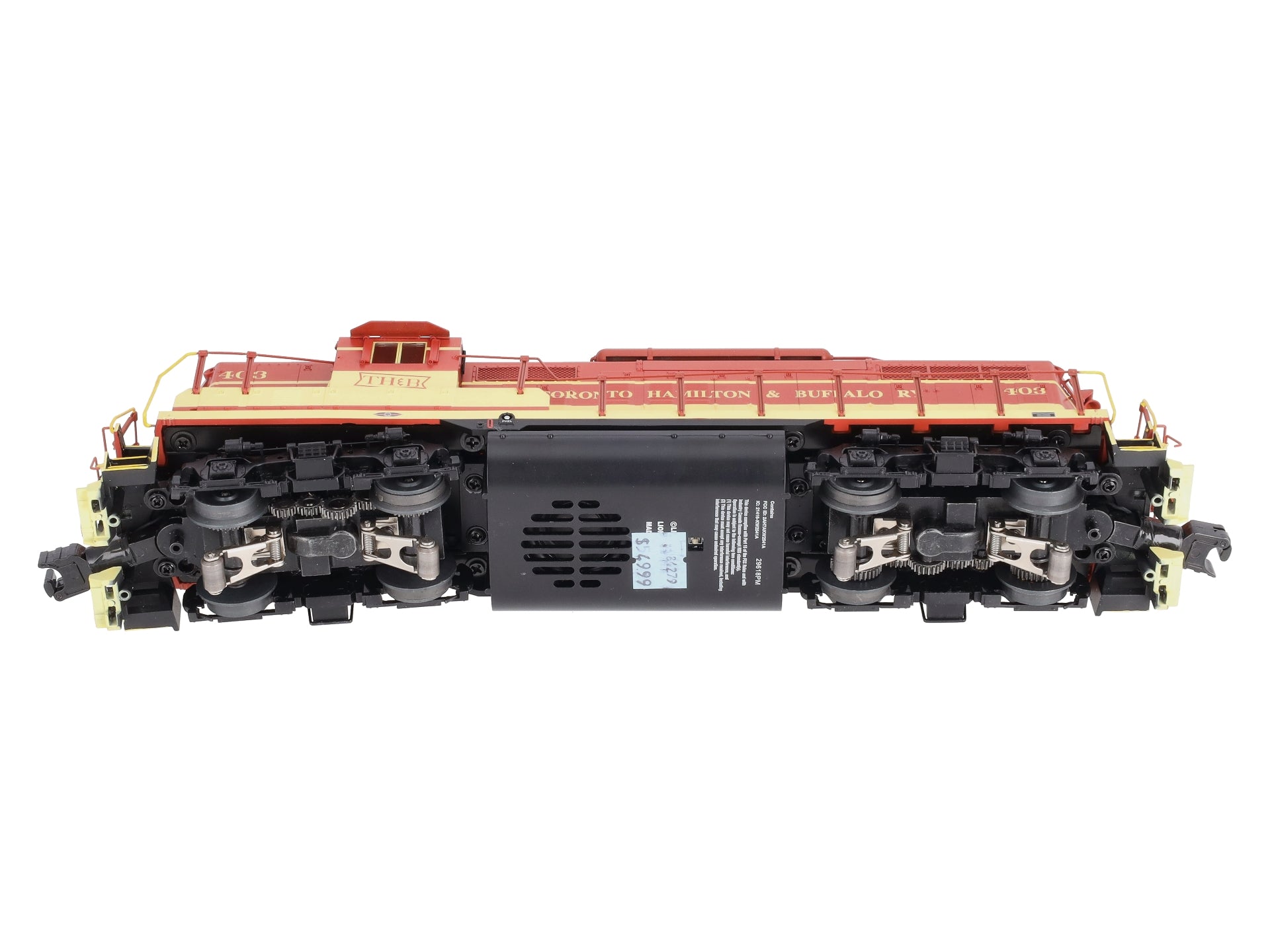 Lionel 6-84279 BTO Toronto Hamilton & Buffalo GP9 Diesel Torpedo with BT #403