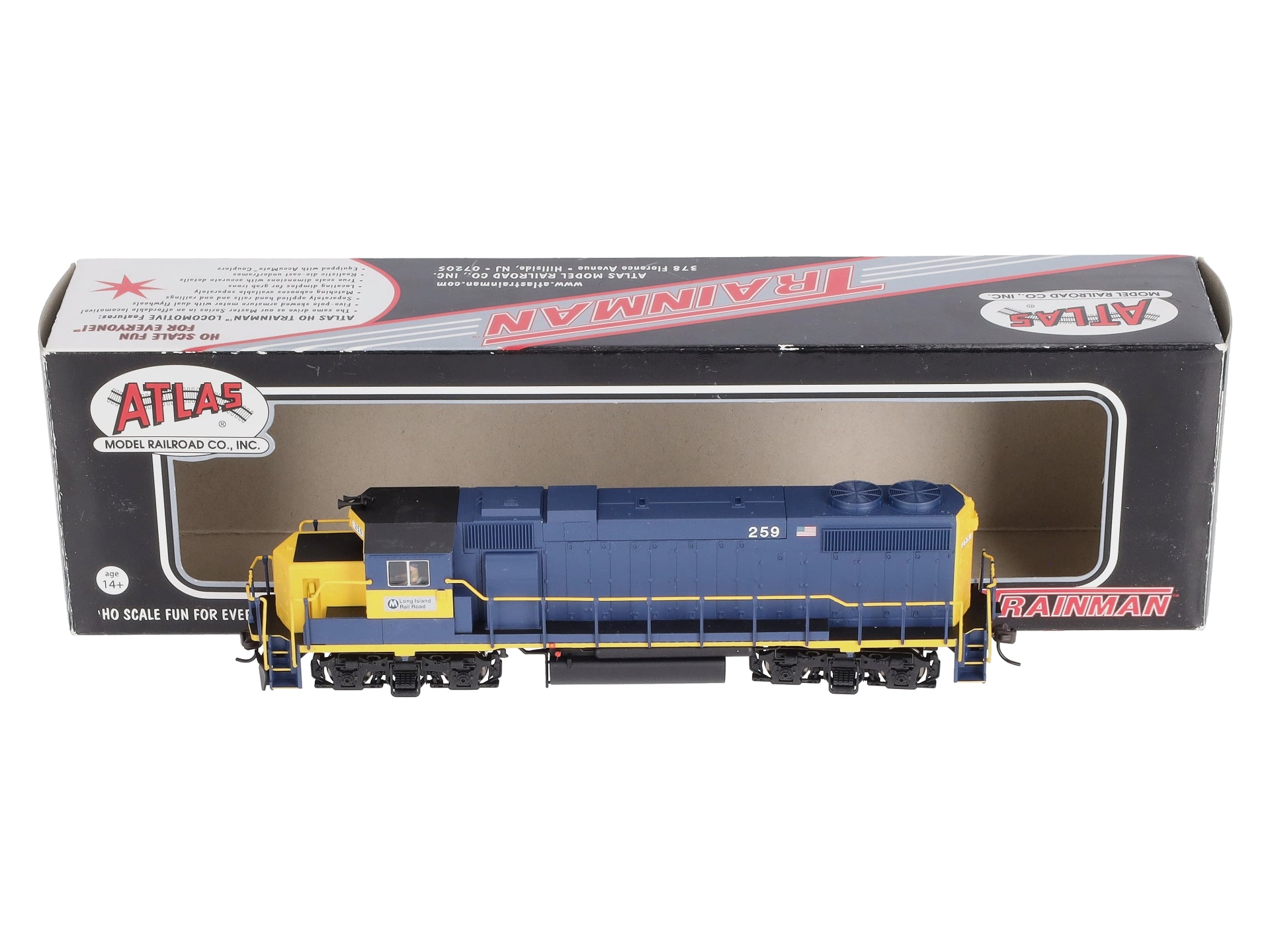 Atlas 10000929 HO Scale Trainman Long Island GP38-2 Diesel Locomotive #259