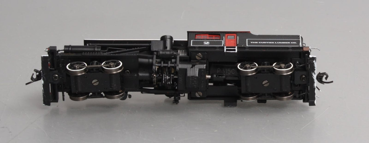 Rivarossi HR2882S HO The Curtis Lumber Co. Heisler Steam Locomotive with DCC #2