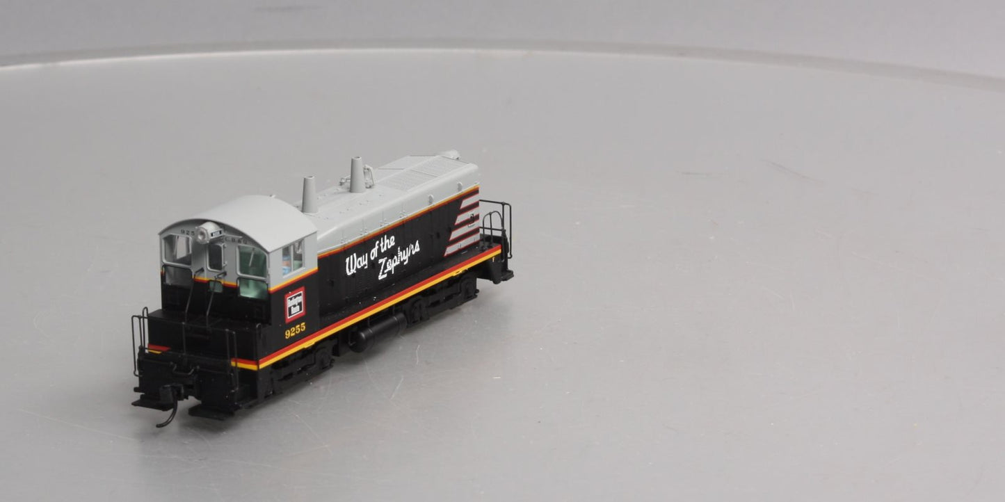 Walthers 910-20653 HO CB&Q EMD SW7 Diesel Locomotive with ESU Sound & DCC #9255