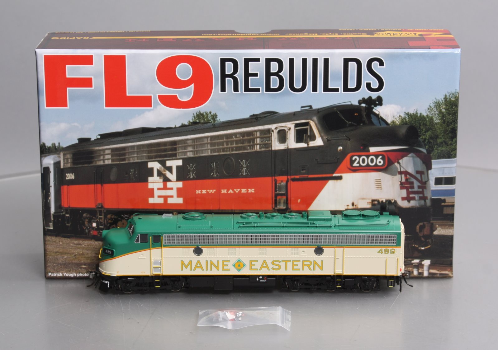 Rapido Trains 14613 HO Maine Eastern EMD FL9 #489 w/DCC/Sound