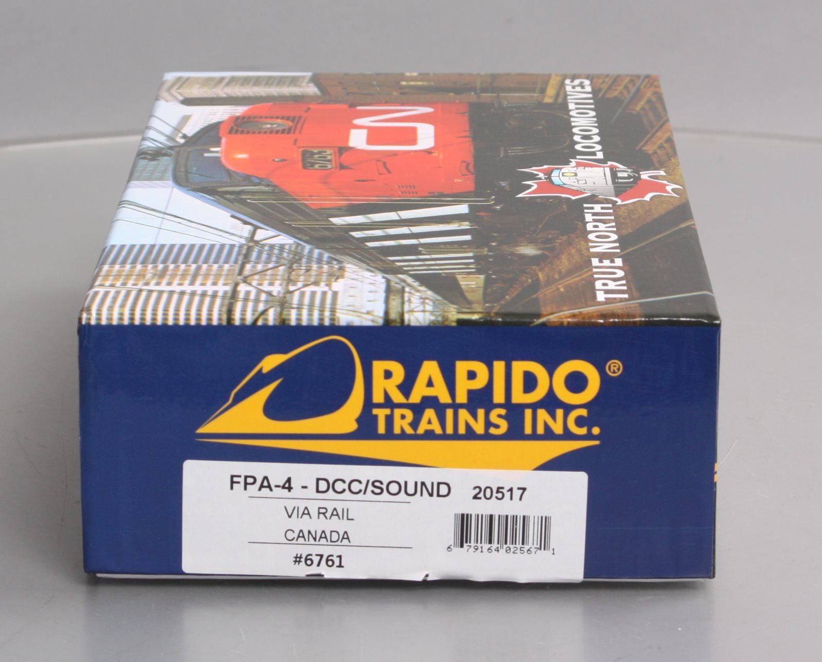 Rapido Trains 20517 HO VIA Rail Canada FPA-4 Diesel Locomotive #6761