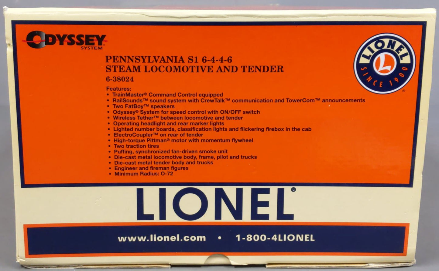 Lionel 6-11147 Pennsylvania M1b 4-8-2 Steam Loco & Tender #6750 with LEGACY LN/Box