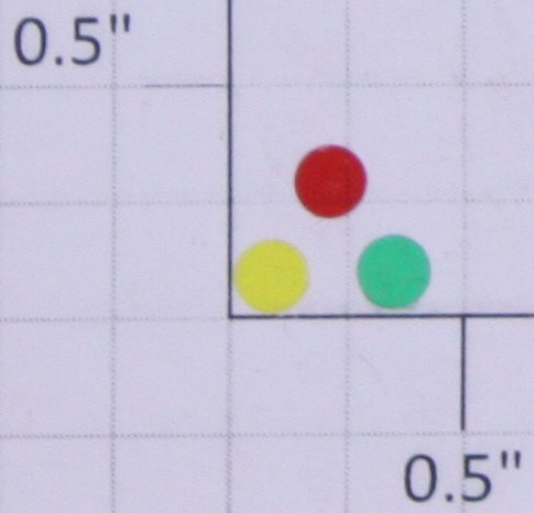 American Flyer 588 Red, Green, Yellow Flat Semaphore Lens (Set of 3)