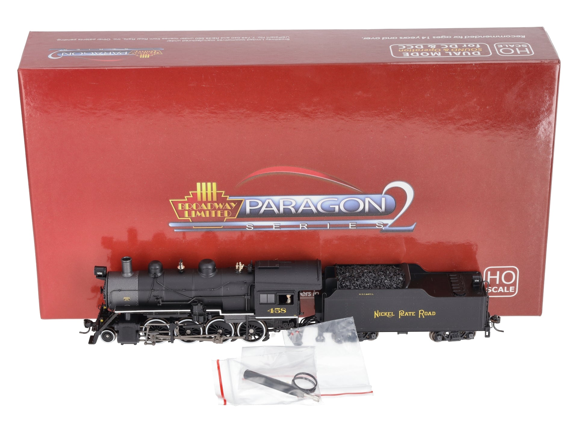 Broadway Limited 2795 HO Nickel Plate Road Baldwin 2-8-0 Consolidation #458