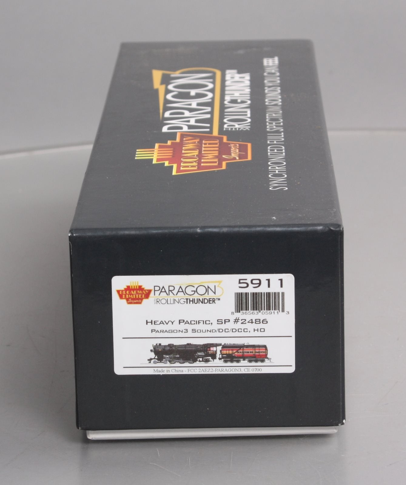 Broadway Limited 5911 HO Southern Pacific Heavy Pacific 4-6-2 Steam Loco #2486