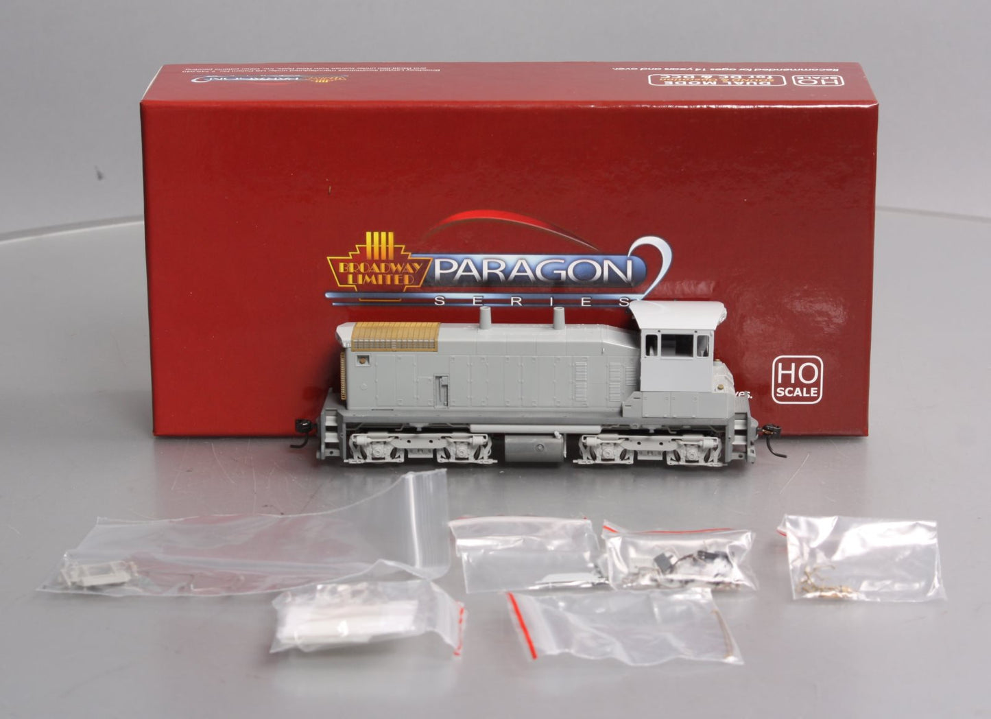Broadway Limited 3344 (P844) HO Unpainted EMD SW1500 Diesel Engine w/ DCC & SND