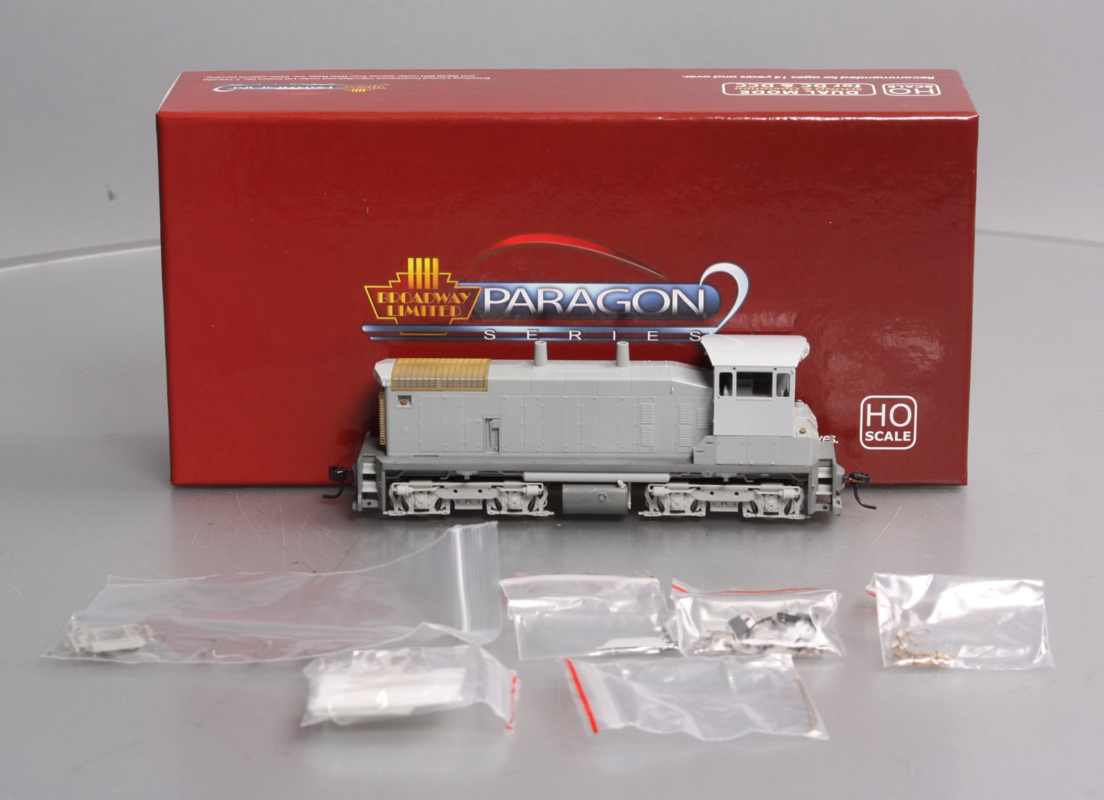 Broadway Limited 3344 (P844) HO Unpainted EMD SW1500 Diesel Engine w/ DCC & SND