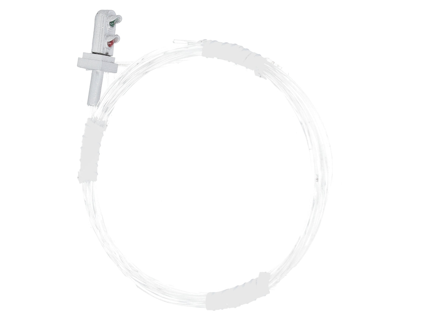 Dwarvin DVFLBS301S O Fiber-Lit Silver Dwarf Signal (Single)