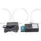 Dwarvin DVTSB2-1S HO Turnout Snap Bipolar 2 Wire 3 Silver Signals Kit w Power