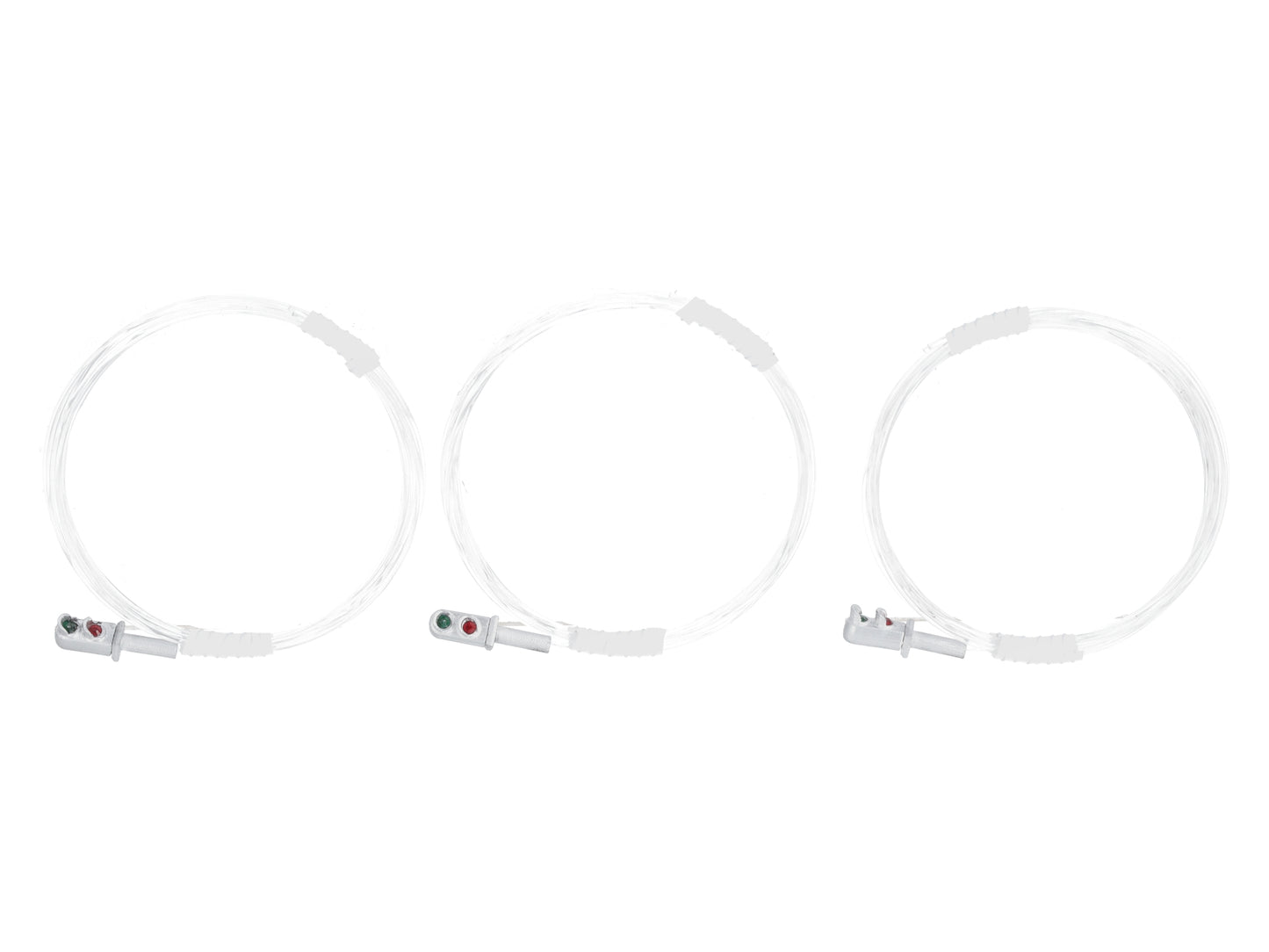 Dwarvin DVTSB2-1S HO Turnout Snap Bipolar 2 Wire 3 Silver Signals Kit w Power
