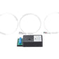 Dwarvin DVTSB2-1S-NP HO Turnout Snap Bipolar 2 Wire 3 Silver Signals Kit NP