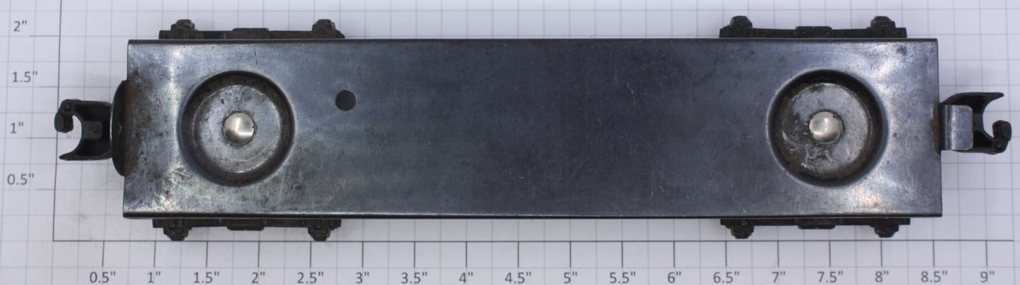 Lionel 6464-9 O Gauge MPC Boxcar Frame w/ 1 Hole & Non-Operating Coupler Trucks
