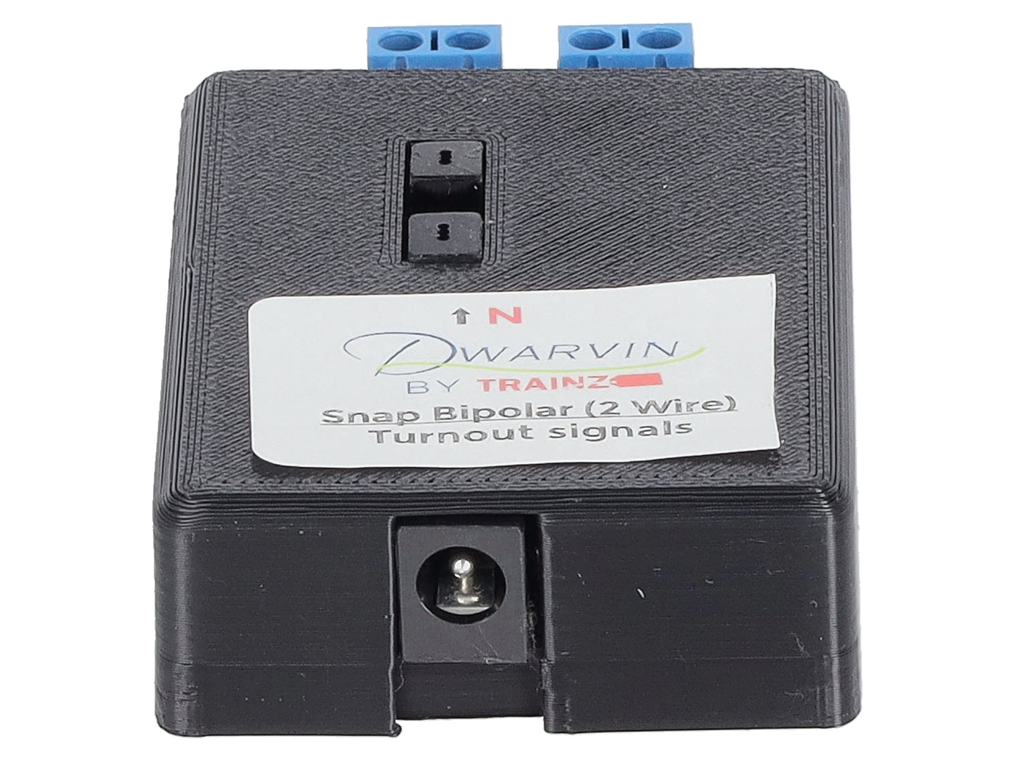 Dwarvin DVTSB2-2S-NP N Turnout Snap Bipolar 2 Wire 3 Silver Signals Kit NP