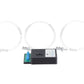 Dwarvin DVTSB2-3S-NP O Turnout Snap Bipolar 2 Wire 3  Silver Signals Kit NP