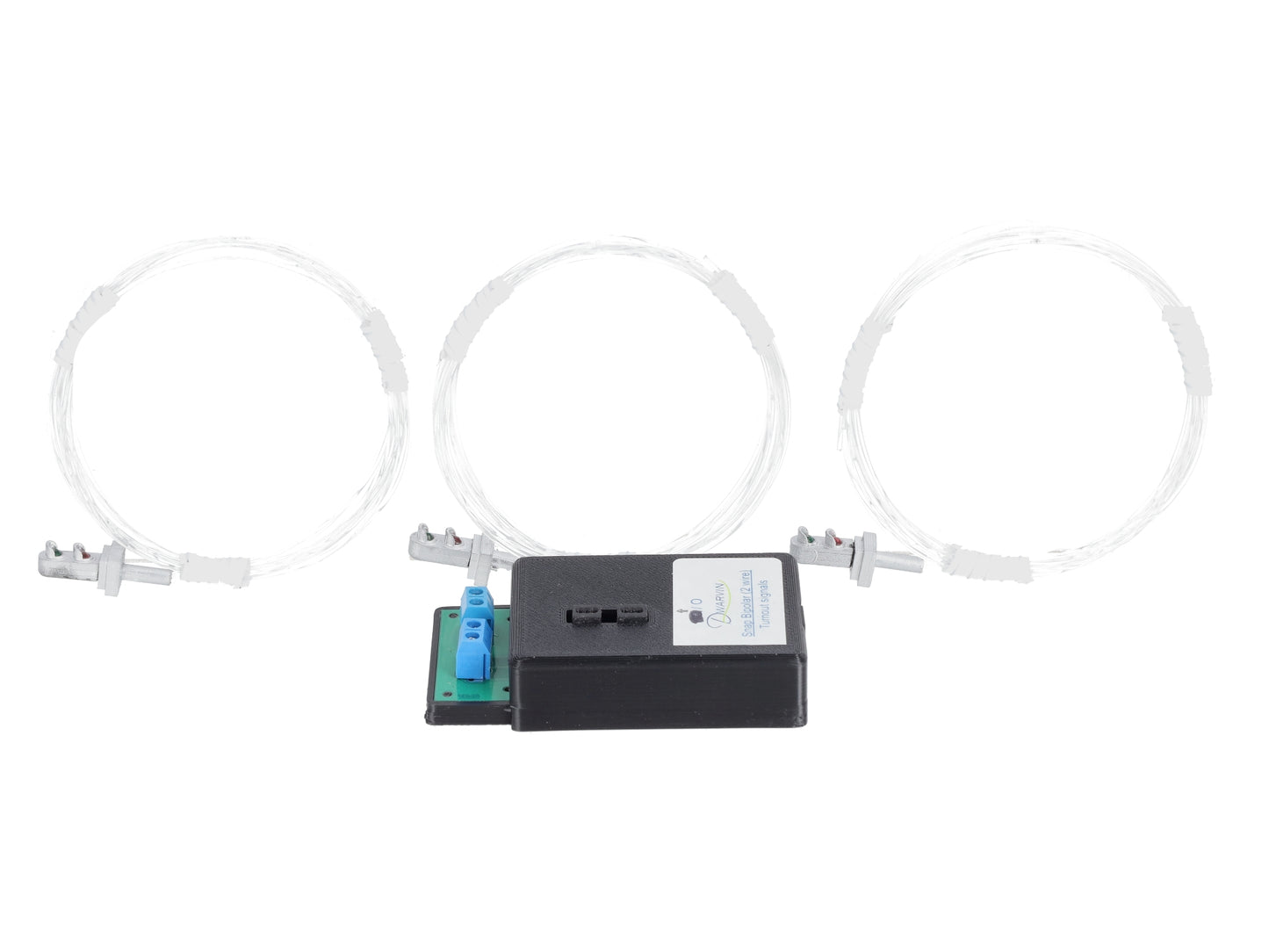 Dwarvin DVTSB2-3S-NP O Turnout Snap Bipolar 2 Wire 3  Silver Signals Kit NP