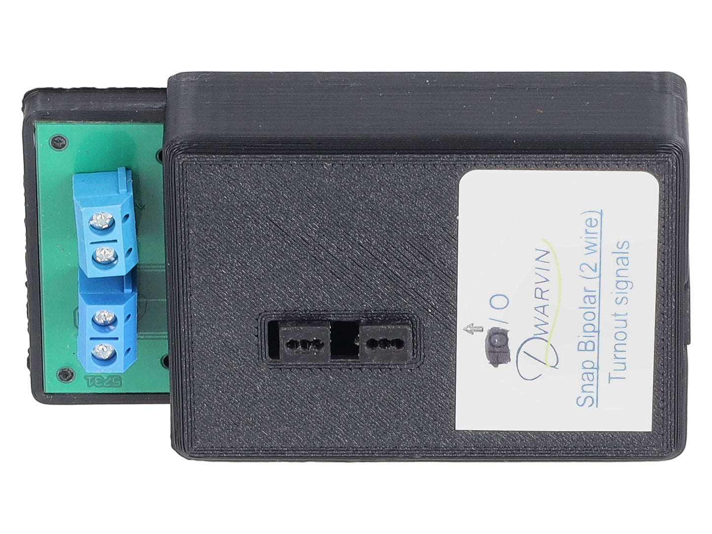 Dwarvin DVTSB2-3S-NP O Turnout Snap Bipolar 2 Wire 3  Silver Signals Kit NP