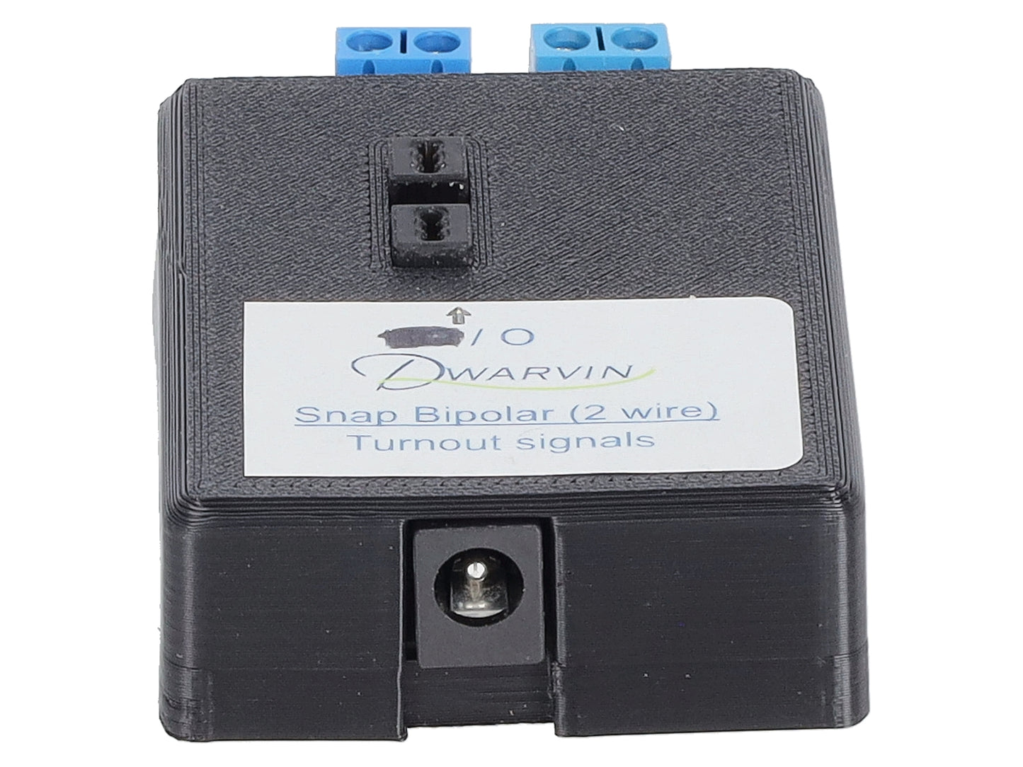 Dwarvin DVTSB2-3S O Turnout Snap Bipolar 2 Wire 3 Silver Signals Kit w/Power
