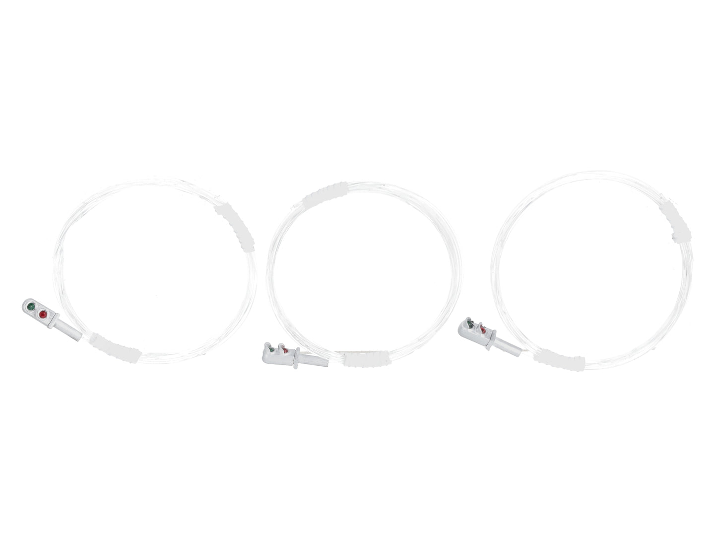 Dwarvin DVTSTC3-1S-NP HO Twin Coil 3 wire 3 Dwarf Signals Kit w/o Pwr - Silver