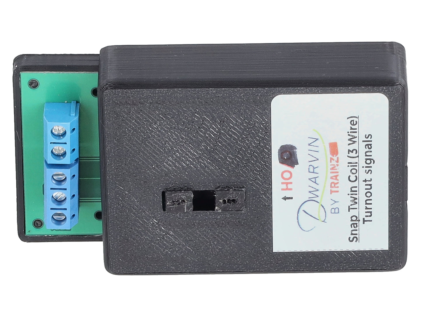 Dwarvin DVTSTC3-1S-NP HO Twin Coil 3 wire 3 Dwarf Signals Kit w/o Pwr - Silver