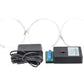 Dwarvin DVTSTC3-2S N Turnout Twin Coil 3 Wire 3 Dwarf Signals w/Pwr - Silver