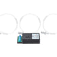 Dwarvin DVTSTC3-3S-NP O 3R Twin Coil 3-Wire 3 Signal Kit w/o Power - Silver