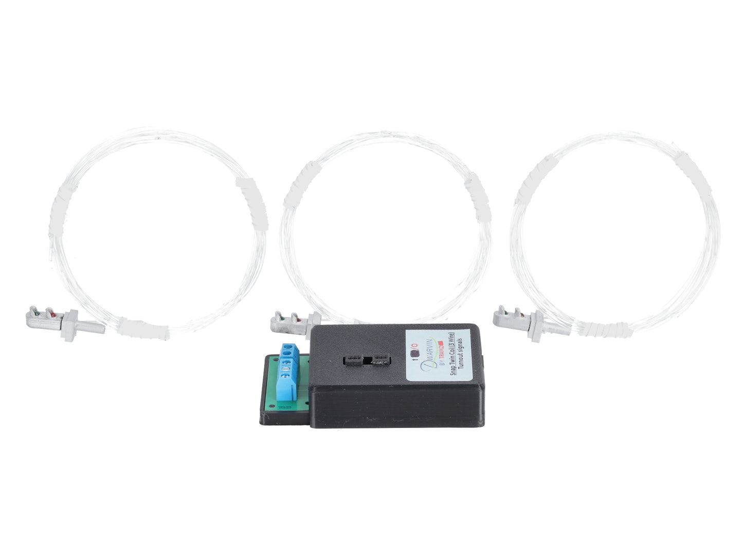 Dwarvin DVTSTC3-3S-NP O 3R Twin Coil 3-Wire 3 Signal Kit w/o Power - Silver