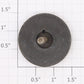Lionel 736-7 Black End Wheel with Axle