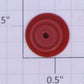 American Flyer PA9990-A Franklin / Washington Red Plastic Front Wheel