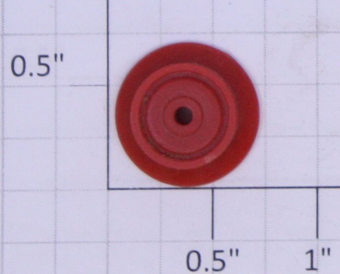 American Flyer PA9990-A Franklin / Washington Red Plastic Front Wheel