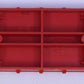 American Flyer 643-R S Gauge "Worlds Greatest Show" Red Plastic Flat Car Frame
