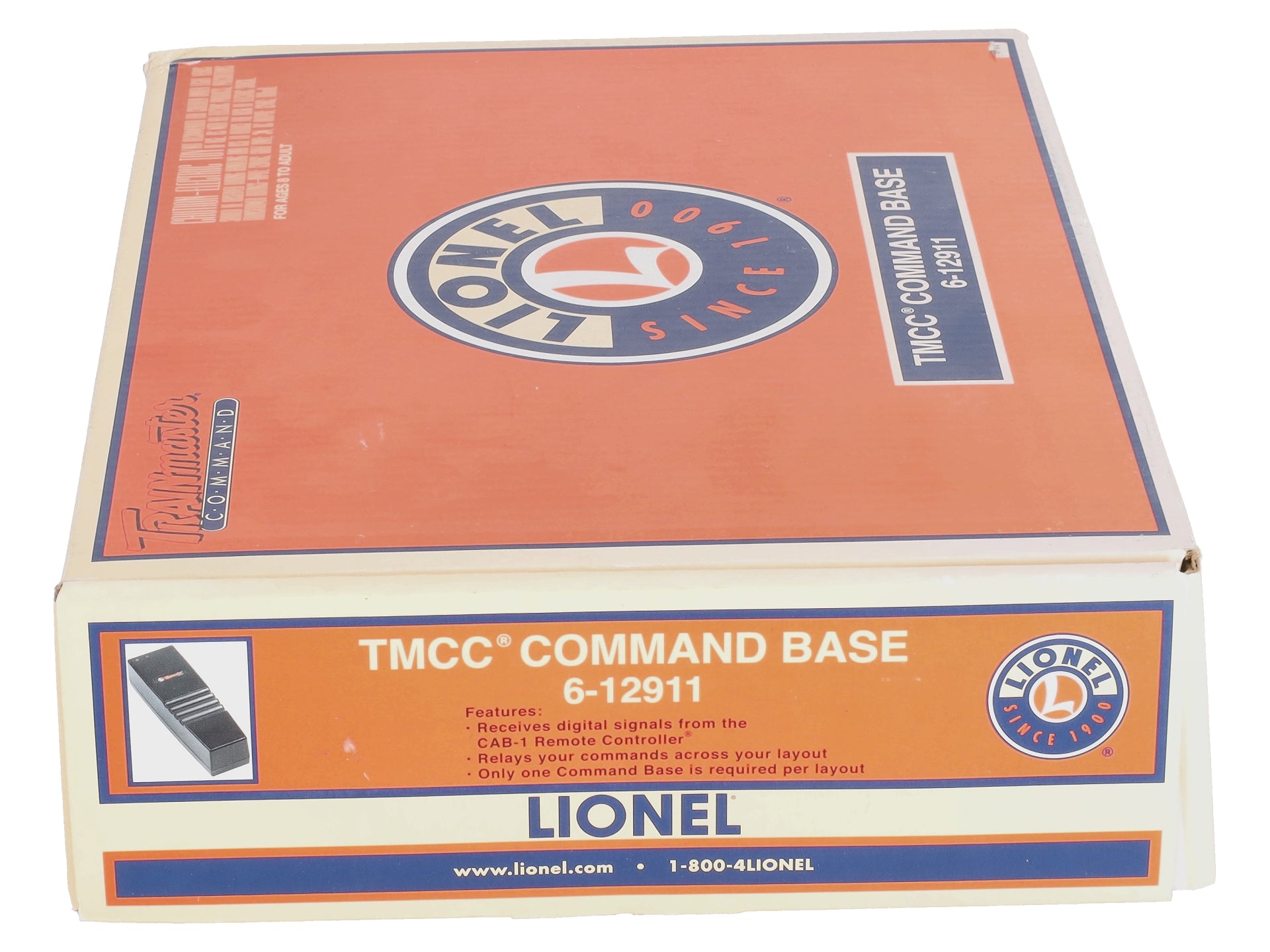 Lionel 6-12911 O Gauge TMCC Trainmaster Command Base LN/Box