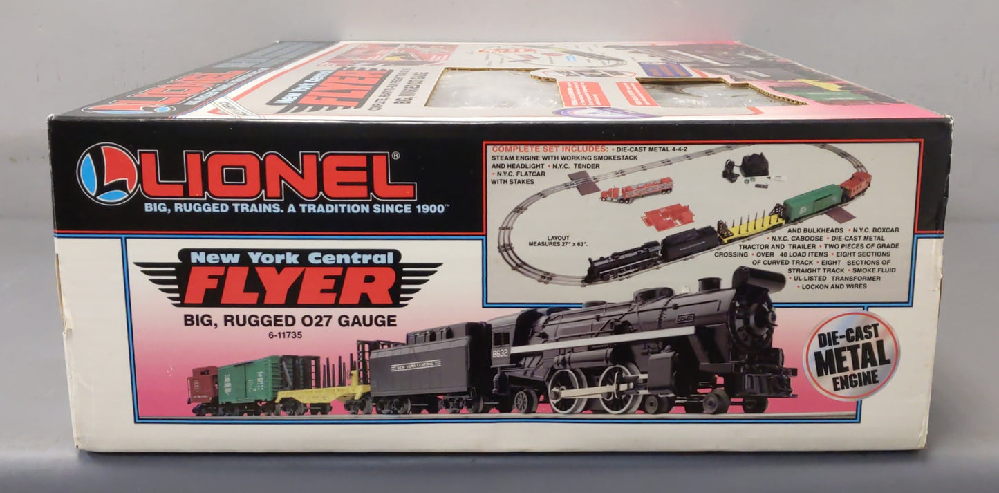 Lionel 6-11735 O New York Central Flyer Steam Freight Train Set EX/Box