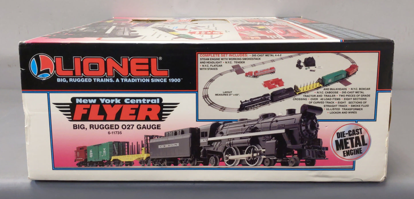 Lionel 6-11735 O New York Central Flyer Steam Freight Train Set EX/Box