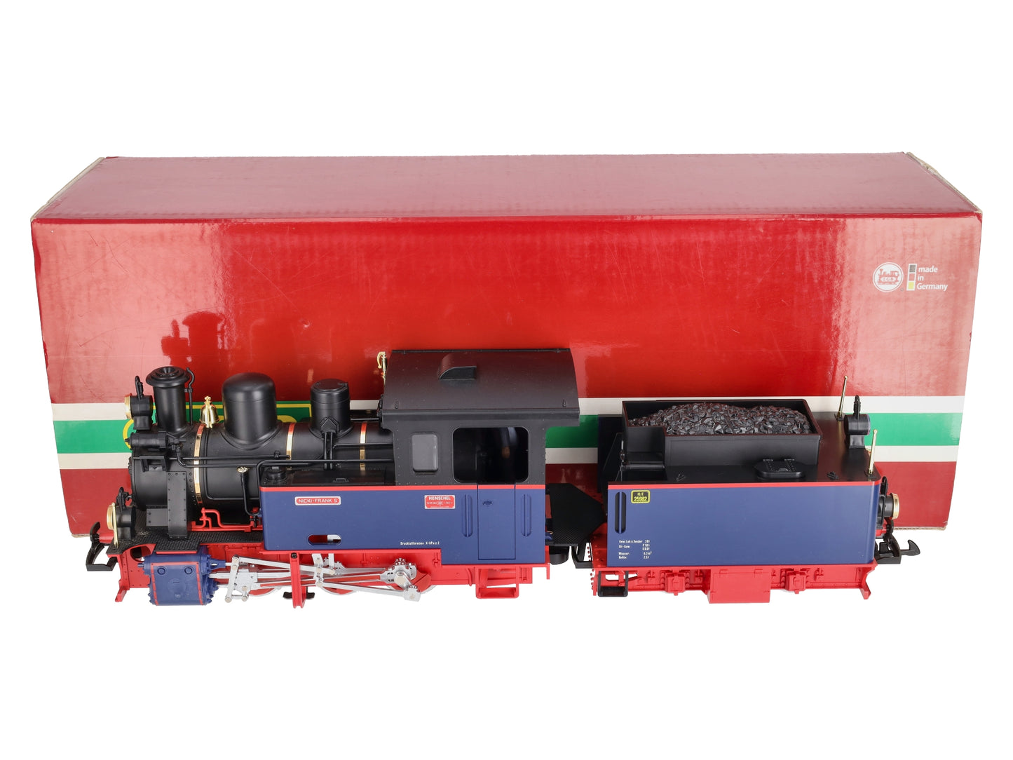 LGB 20261 G Scale Nicki Frank 0-6-0 Steam Loco & Tender LN/Box
