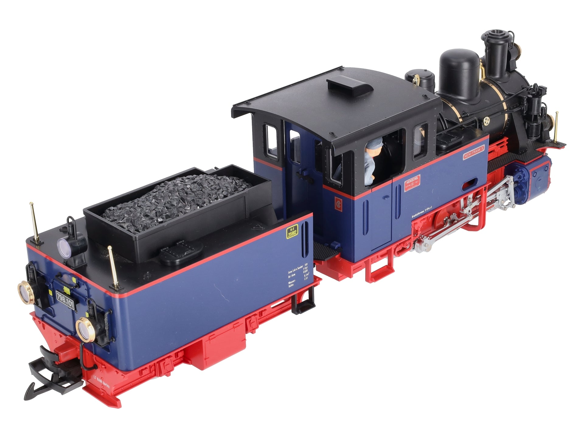 LGB 20261 G Scale Nicki Frank 0-6-0 Steam Loco & Tender LN/Box