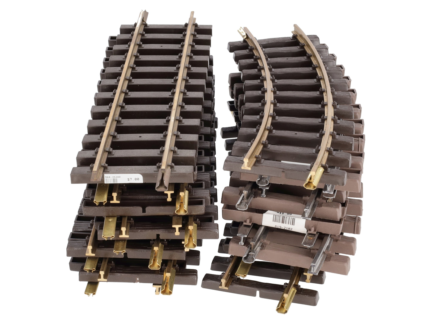 Various Manufacturers G Brass & Steel Rail Assorted Track Sections [18] EX